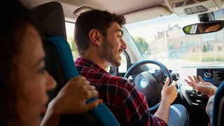 BlaBlaCar-Kunden in Auto