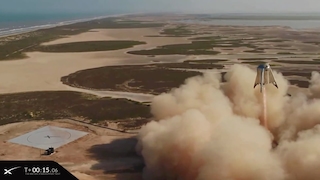 SpaceX-Schwerlastrakete Starhopper