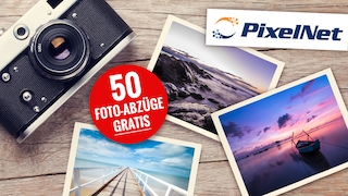 Pixelnet: 50 Foto-Abzüge gratis
