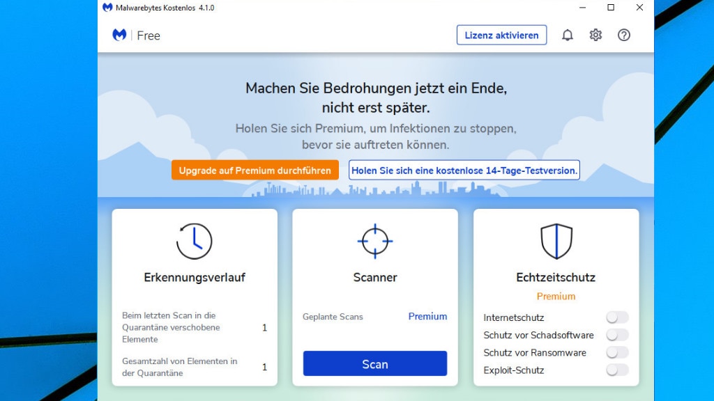 MalwareBytes Anti-Malware hilft Ihrem Virenscanner