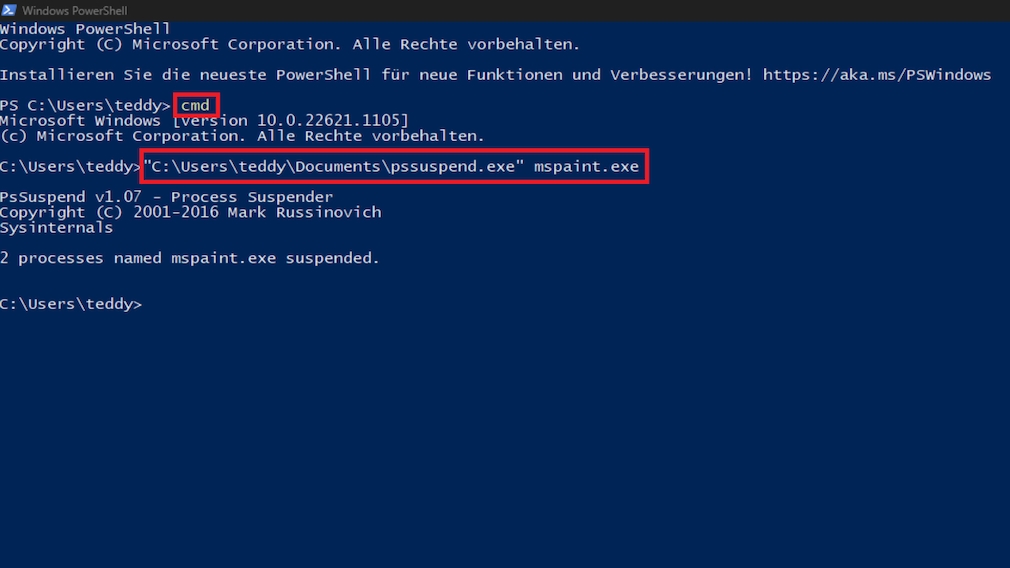 Windows 7/8/10/11: Programme stoppen
