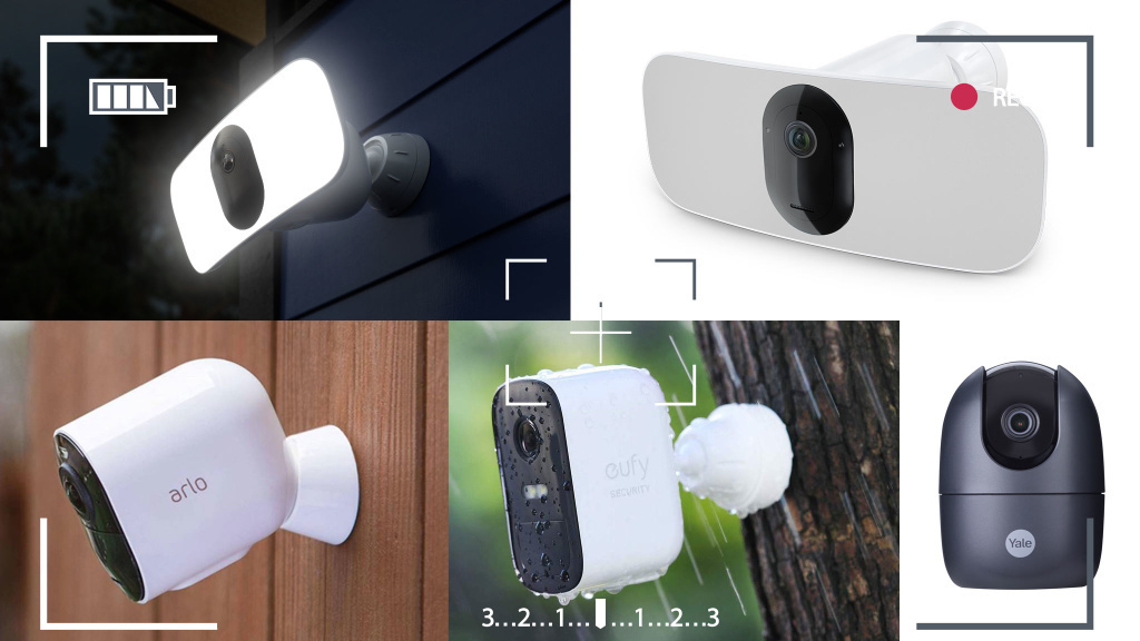 Arlo, Eufy/Anker/ Yale, iStock.com/iarti. Montage: COMPUTERBILD