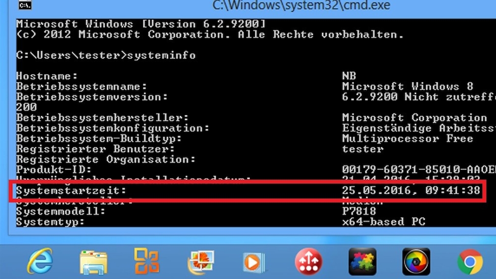 Windows 7/8/10: Nachschauen, wann der PC gestartet wurde