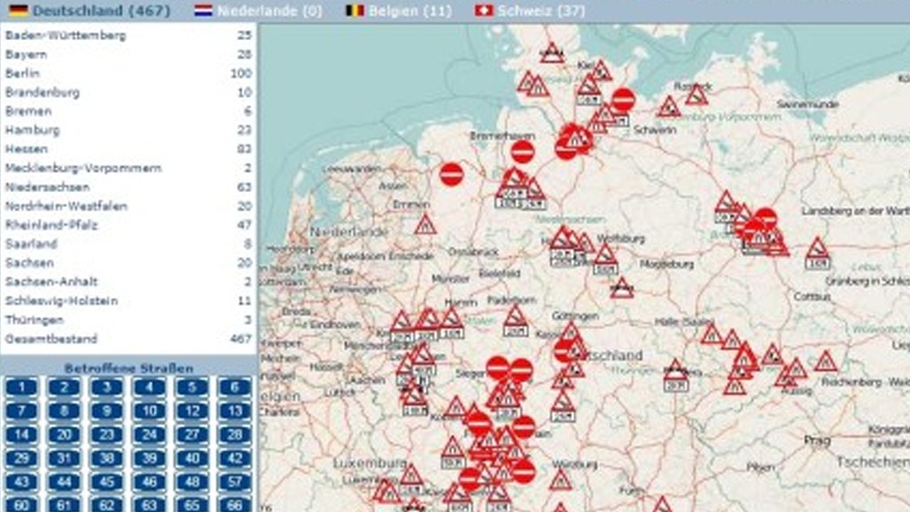 Verkehrsinfo: Radarfallen und mehr im Blick