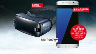 Samsungs Galaxy S7 Edge und VR-Brille Gear 2 gibt es jetzt zusammen mit der LTE-Allnet-Flat O2 Free M