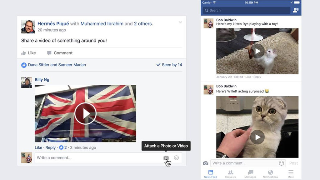 Facebook Video Kommentare Jetzt Moglich Computer Bild