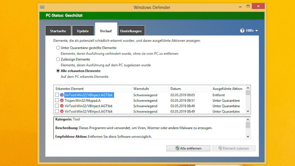 Windows Defender aus Kontextmenü entfernen – und dem Menü ...