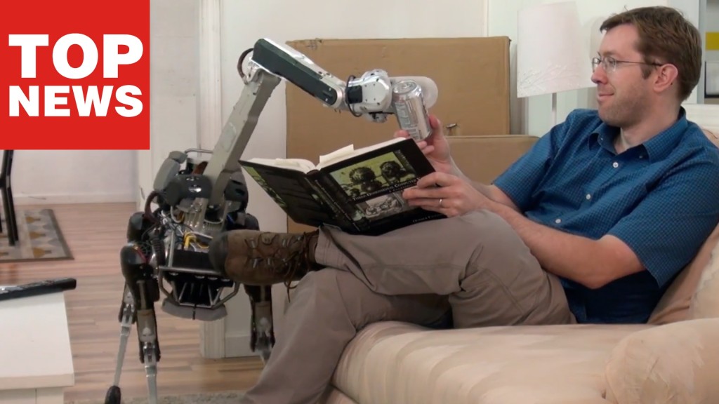 Spot Mini Kleiner Roboter„Hund” ist ein Akrobat