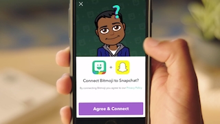 Bitmojis auf Snapchat