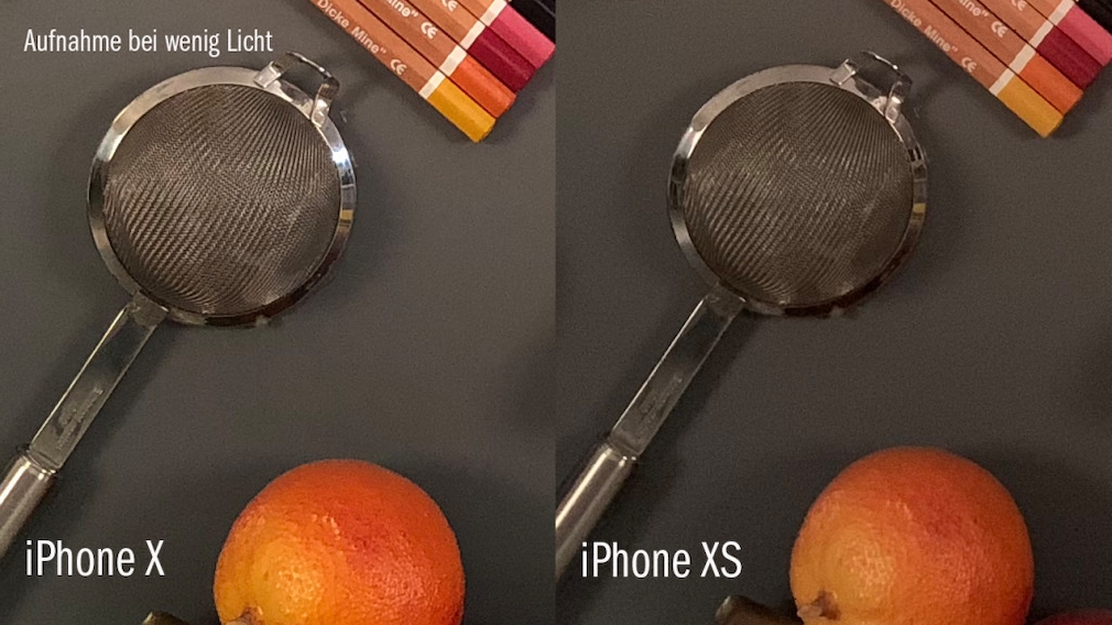 Fototest: Apple iPhone X vs. iPhone XS bei wenig Licht