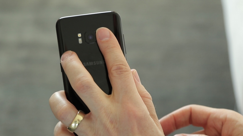 Samsung Galaxy S8: Fingerabdrucksensor