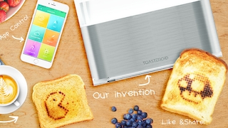 Smarter Toaster röstet Nachrichten
