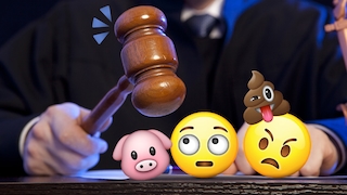 Schweine-Emoji ist Beleidigung