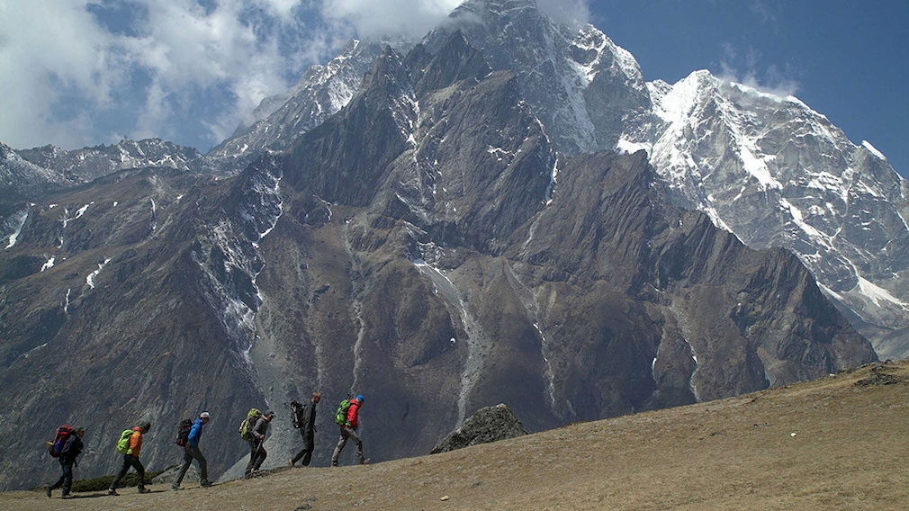 Drohne auf dem Mount Everest