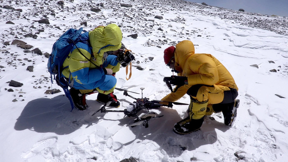 Drohne auf dem Mount Everest