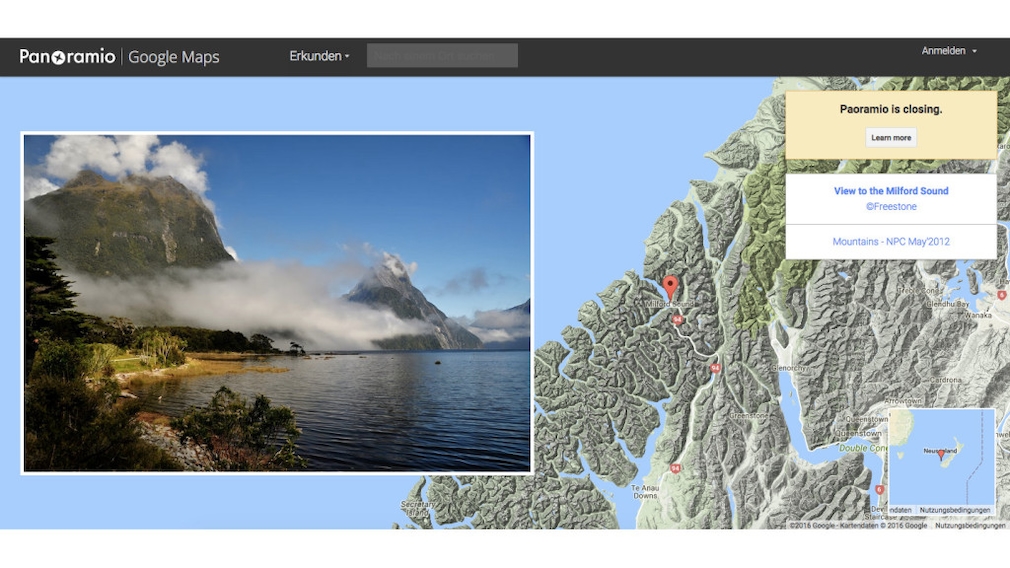 Panoramio Google stellt Fotodienst ein COMPUTER BILD