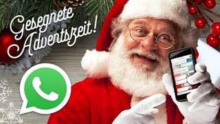 Frohe Weihnachten per WhatsApp