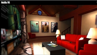 Mit Netflix VR lassen sich Filme und Serien in einem digitalen Wohnzimmer anschauen