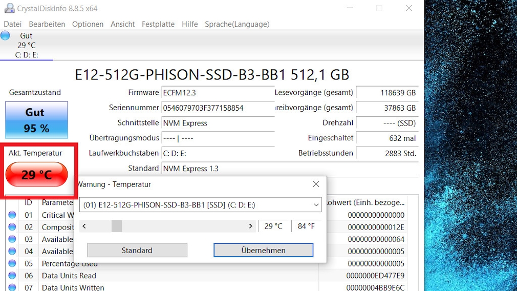 SSD-Defekt erkennen: So analysieren Sie mit CrystalDiskInfo Ihr Laufwerk