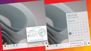 Windows 10/11: Alten Datum-Uhrzeit-Dialog wiederherstellen Links sehen Sie den alten Datum-Uhrzeit-Dialog, den Windows 10 verbirgt – den holen Sie zurück. Dadurch verbannen Sie die im Bild rechts gezeigte Windows-10-exklusive Ansicht. © ﻿iStock.com/﻿Palamatic 90  ﻿Microsoft