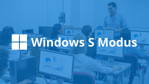 Windows S Modus © Microsoft, iStock.com/andresr