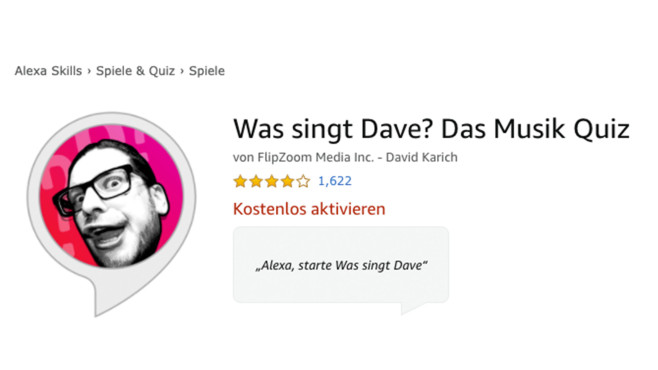 Was singt Dave? © Amazon