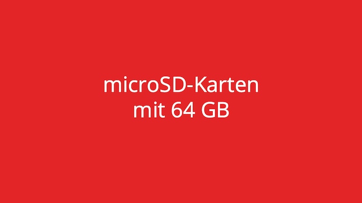 microSD-Karten mit 64 GB
