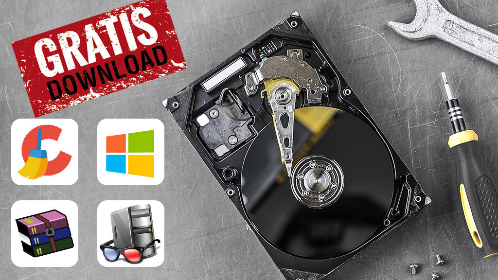 Piriform, WinRAR, Microsoft istock.com/KalachevsStockStudio