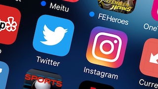 Twitter, Instagram: Logos