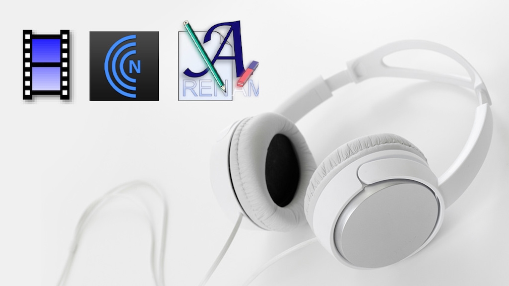 Kopfhörer und App-Icons