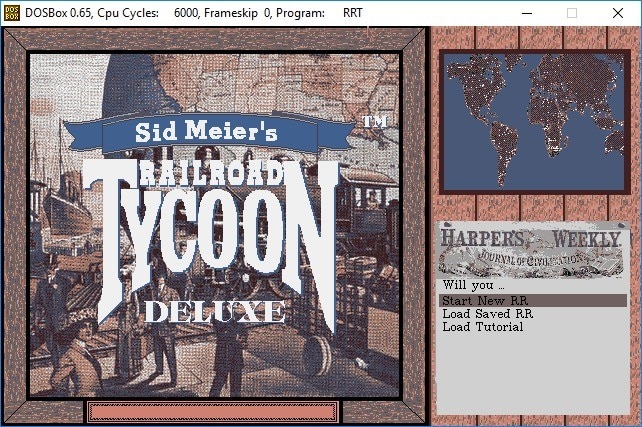 Screenshot 1 - Railroad Tycoon Deluxe