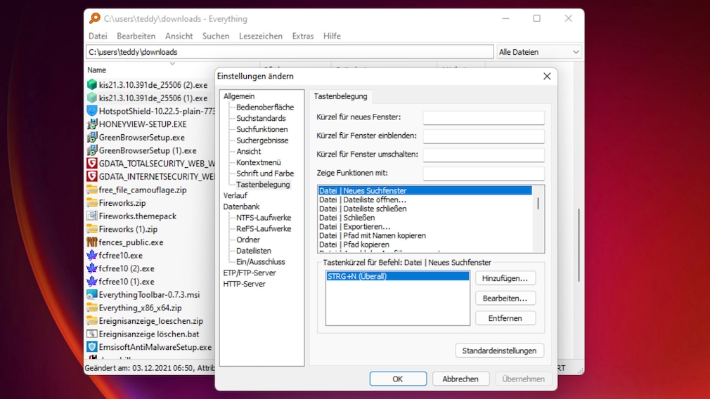Everything: Anleitung zur pfeilschnellen Dateisuche für Windows
