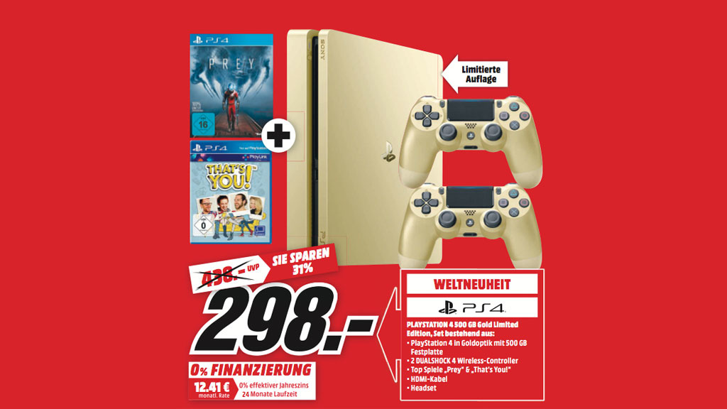 Acechar Fabricante jazz PS4: Gold-Version im Angebot bei Media Markt - COMPUTER BILD