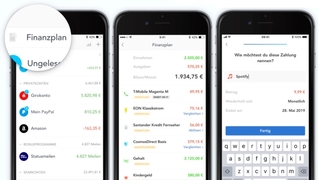 Outbank-App mit Finanzplan
