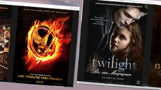 Die Tribute von Panem und Twilight als Poster 