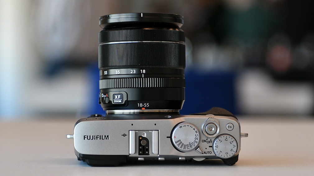 Fujifilm X-E3: Oberseite