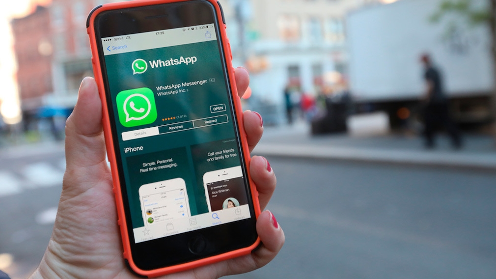 WhatsApp-Messenger auf Handy