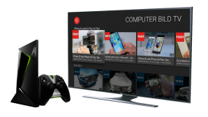 Nvdia Shield Android TV, Fernseher © Nvidia, Samsung, COMPUTER BILD