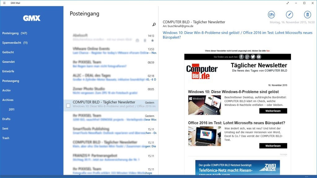 Outlook-Alternative: Freeware für E-Mail und Planung - COMPUTER BILD