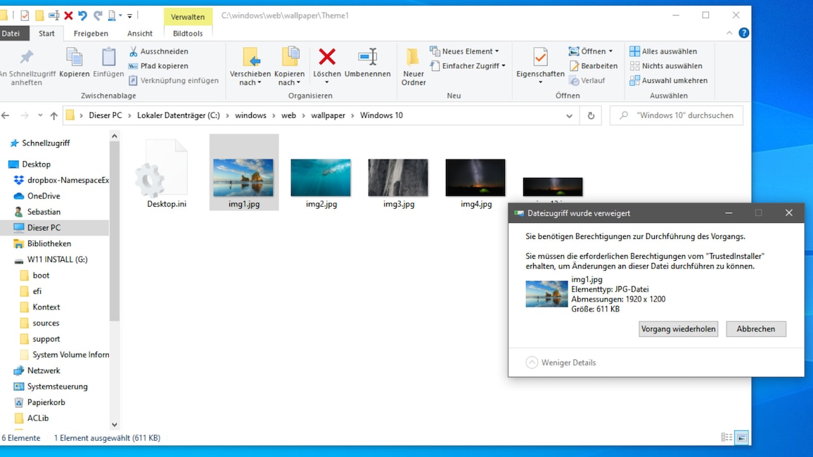 Windows-Benutzerrechte: Administrator vs. TrustedInstaller & Co