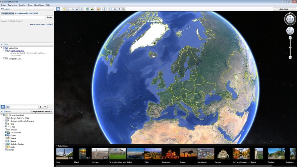 Google Earth Pro – Kostenlose Vollversion: Planeten erkunden