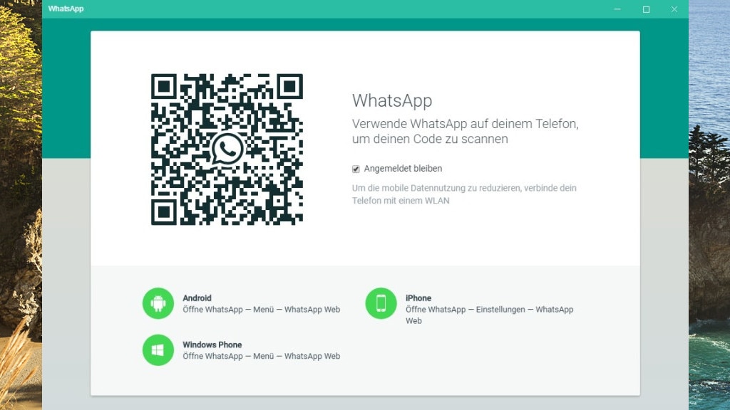WhatsApp für PC: Mit anderen chatten