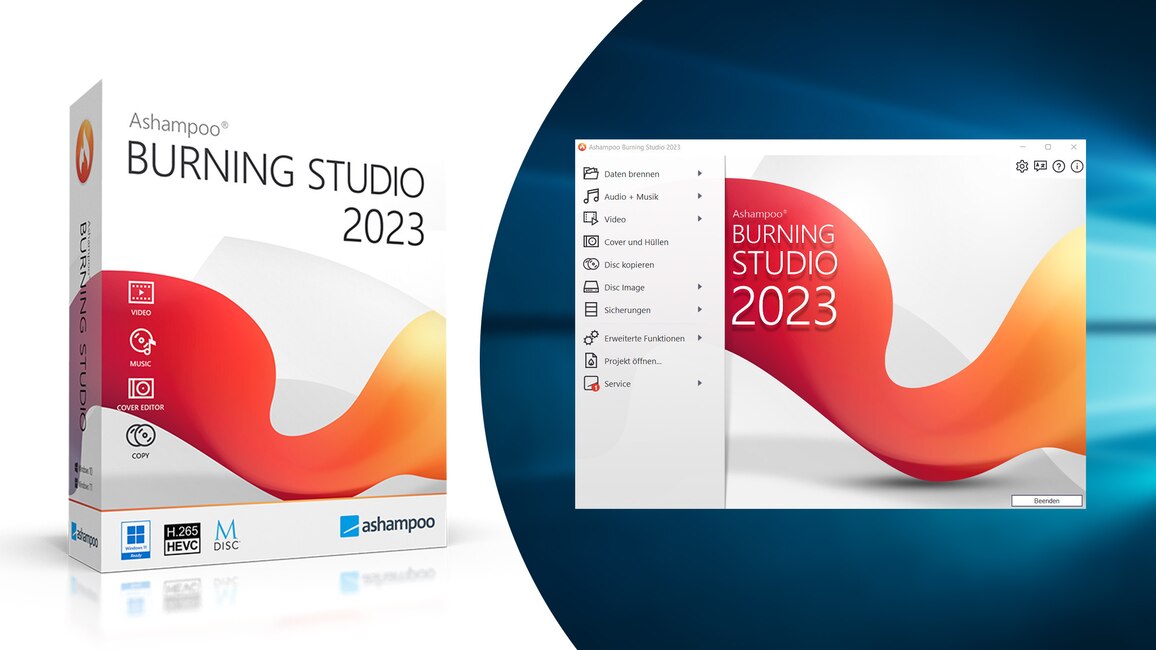 Ashampoo Burning Studio 2022: Vollversions-Suite Ashampoo Burning Studio 2022: Vollversions-Suite