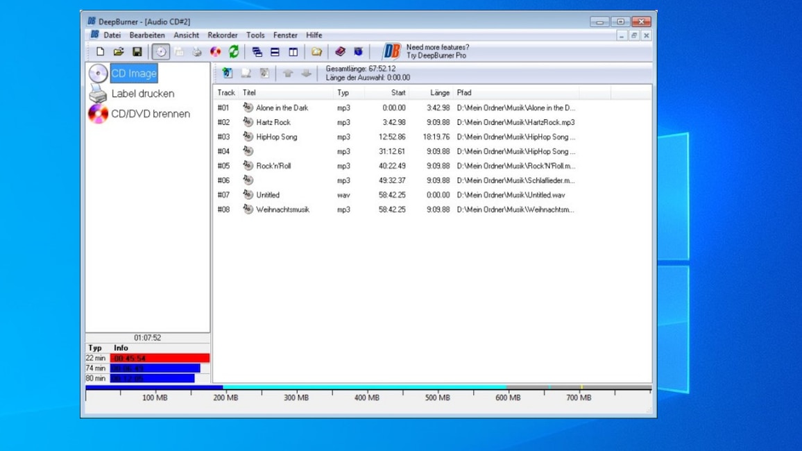 DeepBurner Free: Älteres, aber brauchbares Tool DeepBurner Free: Älteres, aber brauchbares Tool