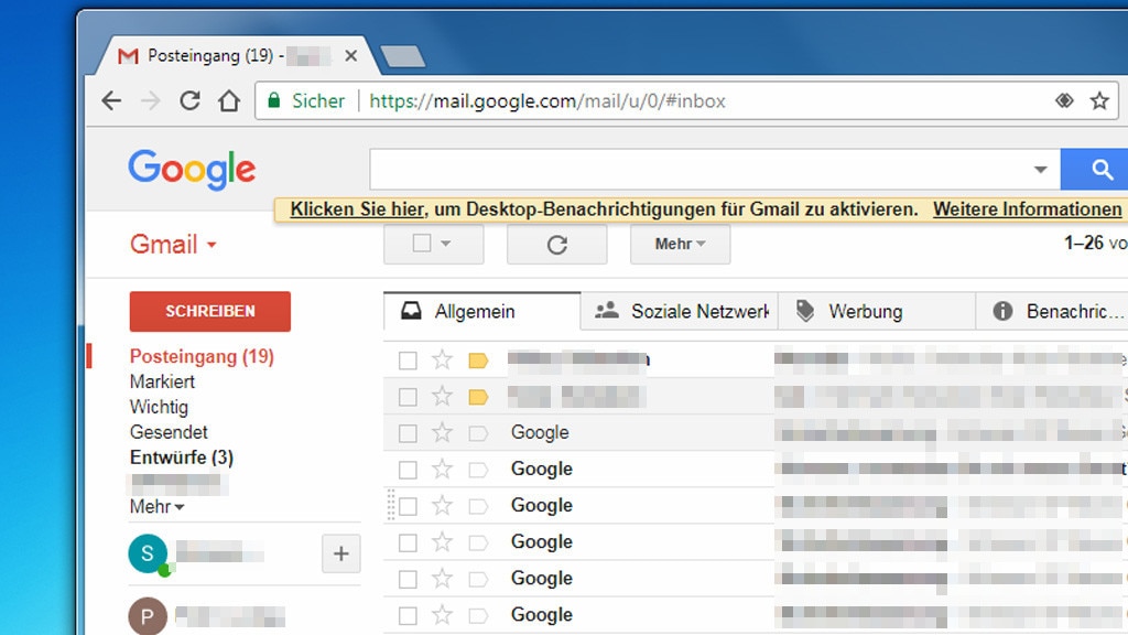Gmail: Innovativer, leicht unübersichtlicher E-Mail-Dienst