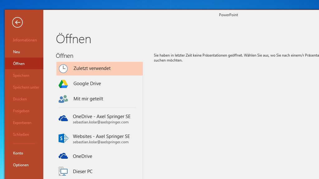 Google Drive Plug-in für Microsoft Office: In der Cloud speichern