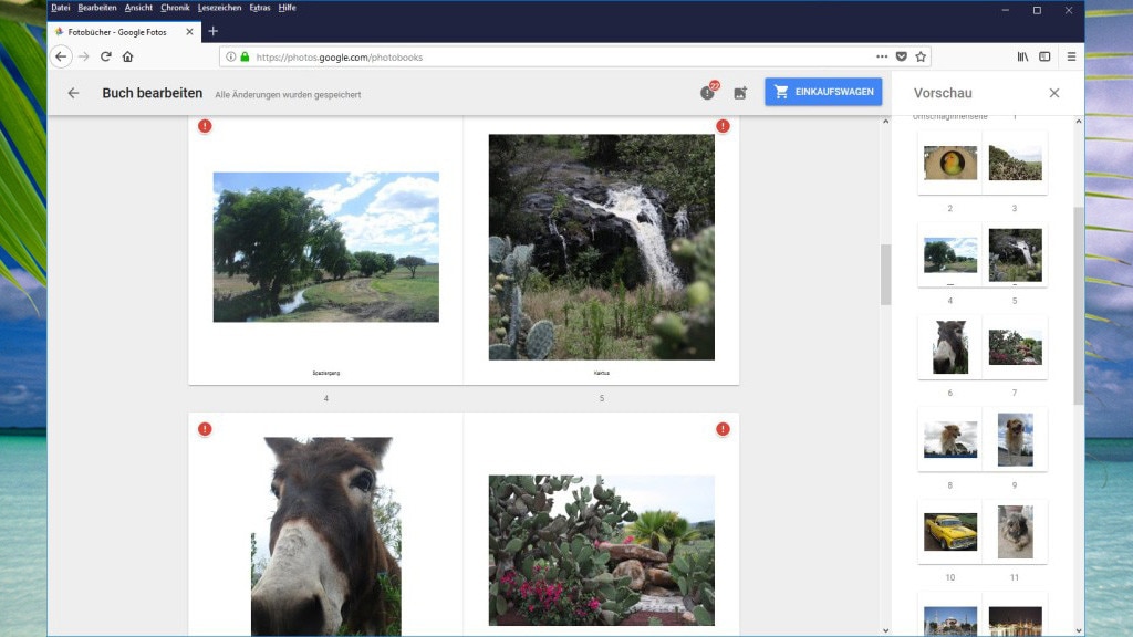 Google Fotobücher: Fotogeschenke zusammenstellen