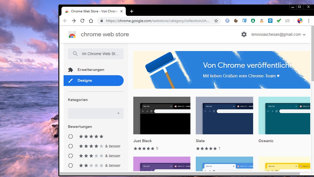 Themes für Google Chrome