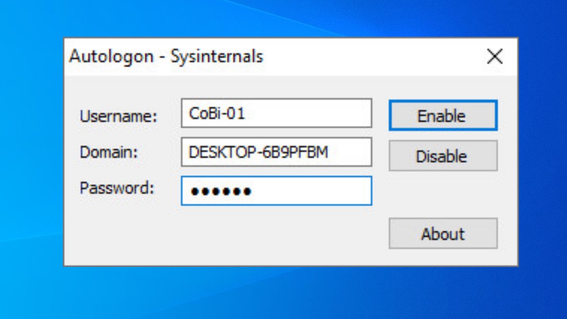 Autologon (Tuning) Autologon (Tuning)