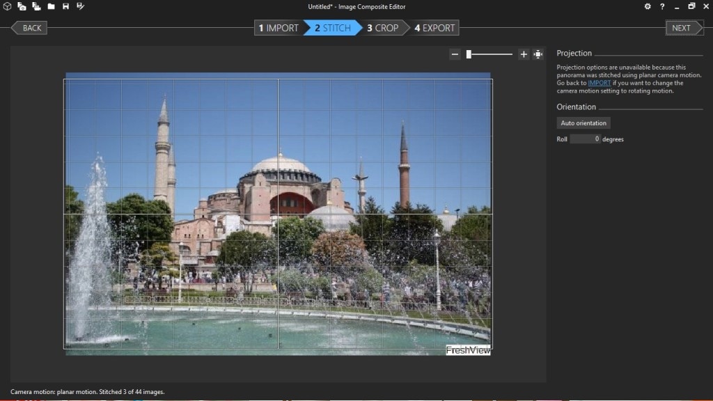 Image Composite Editor: Panoramabilder erstellen